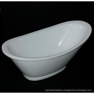 2015 New Design Acrylic Freestanding Bathtub with Pedestal